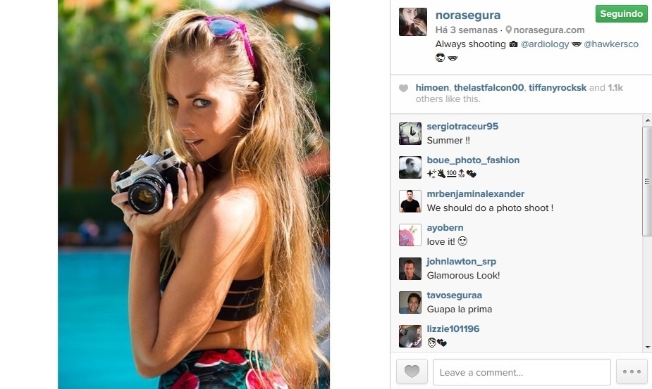 Nora Segura, nova namorada de Tim Howard - Reprodução/Instagram