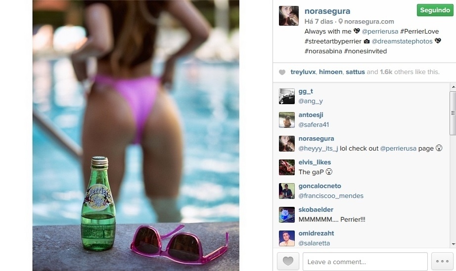 Nora Segura, nova namorada de Tim Howard - Reprodução/Instagram