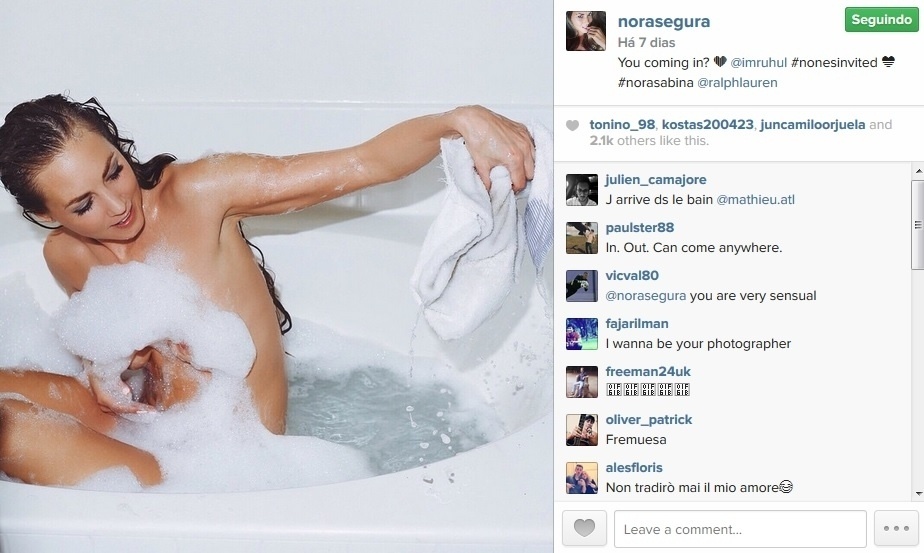 Nora Segura, nova namorada de Tim Howard - Reprodução/Instagram