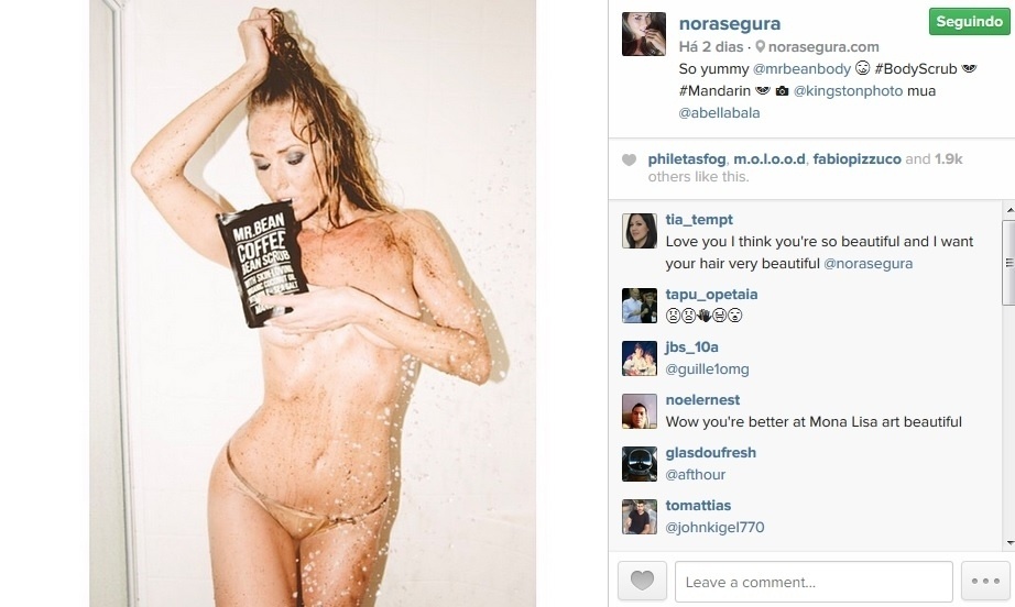 Nora Segura, nova namorada de Tim Howard - Reprodução/Instagram