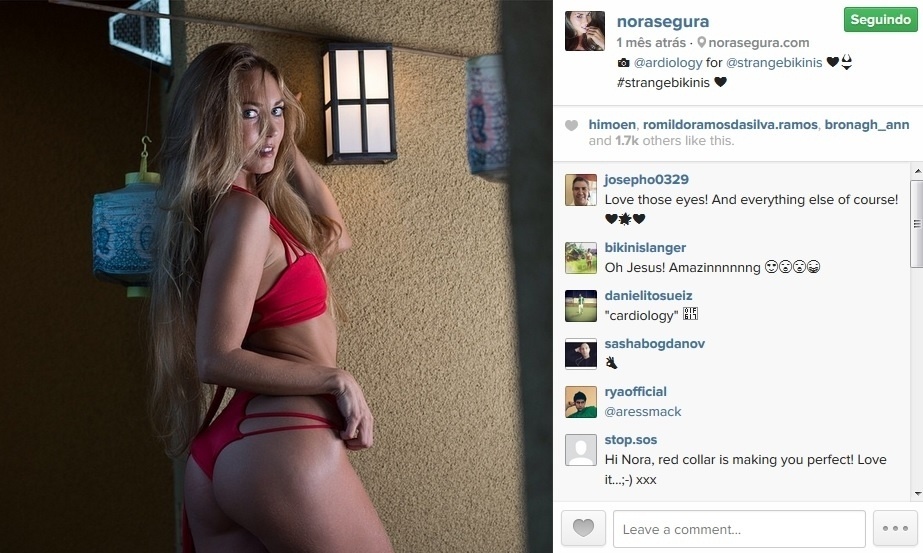 Nora Segura, nova namorada de Tim Howard - Reprodução/Instagram