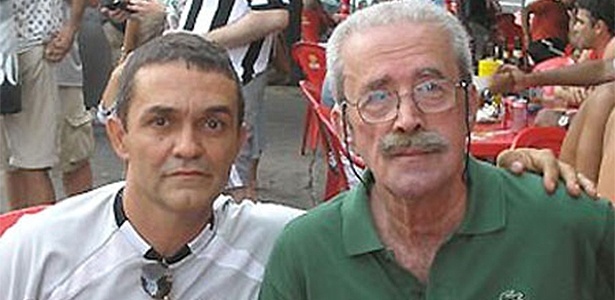 Roberto Porto (à direita) foi um dos maiores especialistas sobre a história do Botafogo - Reprodução
