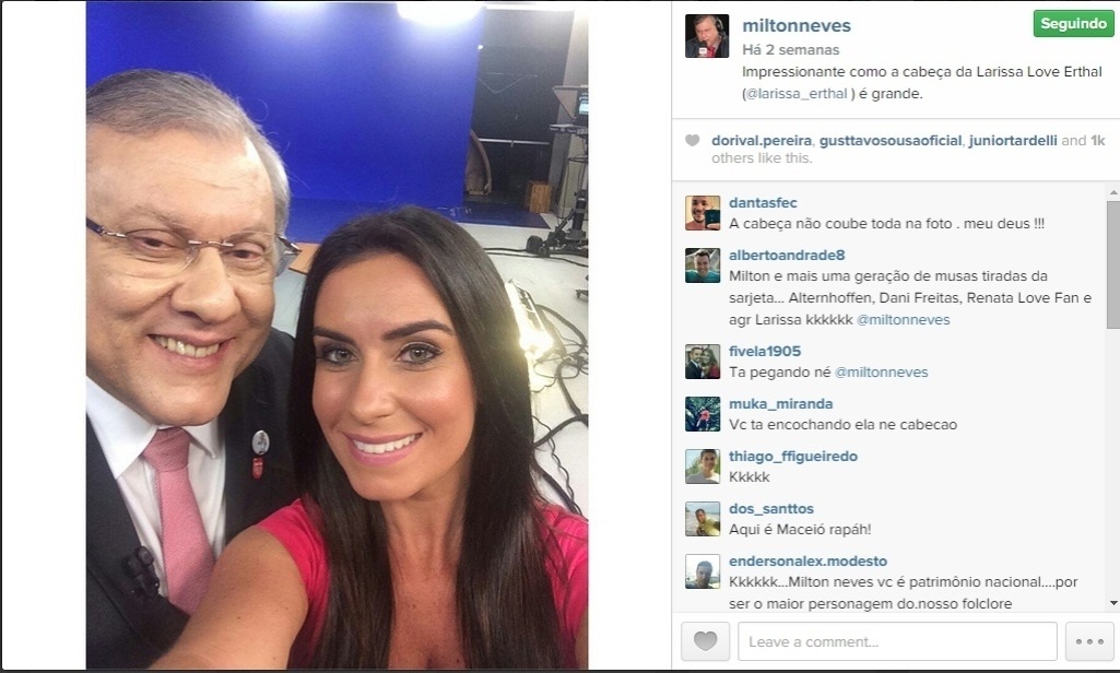 Larissa Erthal é apresentadora do Jogo Aberto Rio e Terceiro Tempo - Reprodução/Instagram