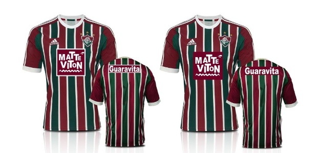 Já presente no uniforme do Flu no peito e nas costas (foto), a Viton 44 estará também nas mangas - Divulgação/Fluminense