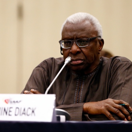 Lamine Diack é presidente da IAAF - Jonathan Ferrey/Getty Images