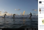 Surfe na Faixa de Gaza - Reprodução Facebook Gaza Surf Club