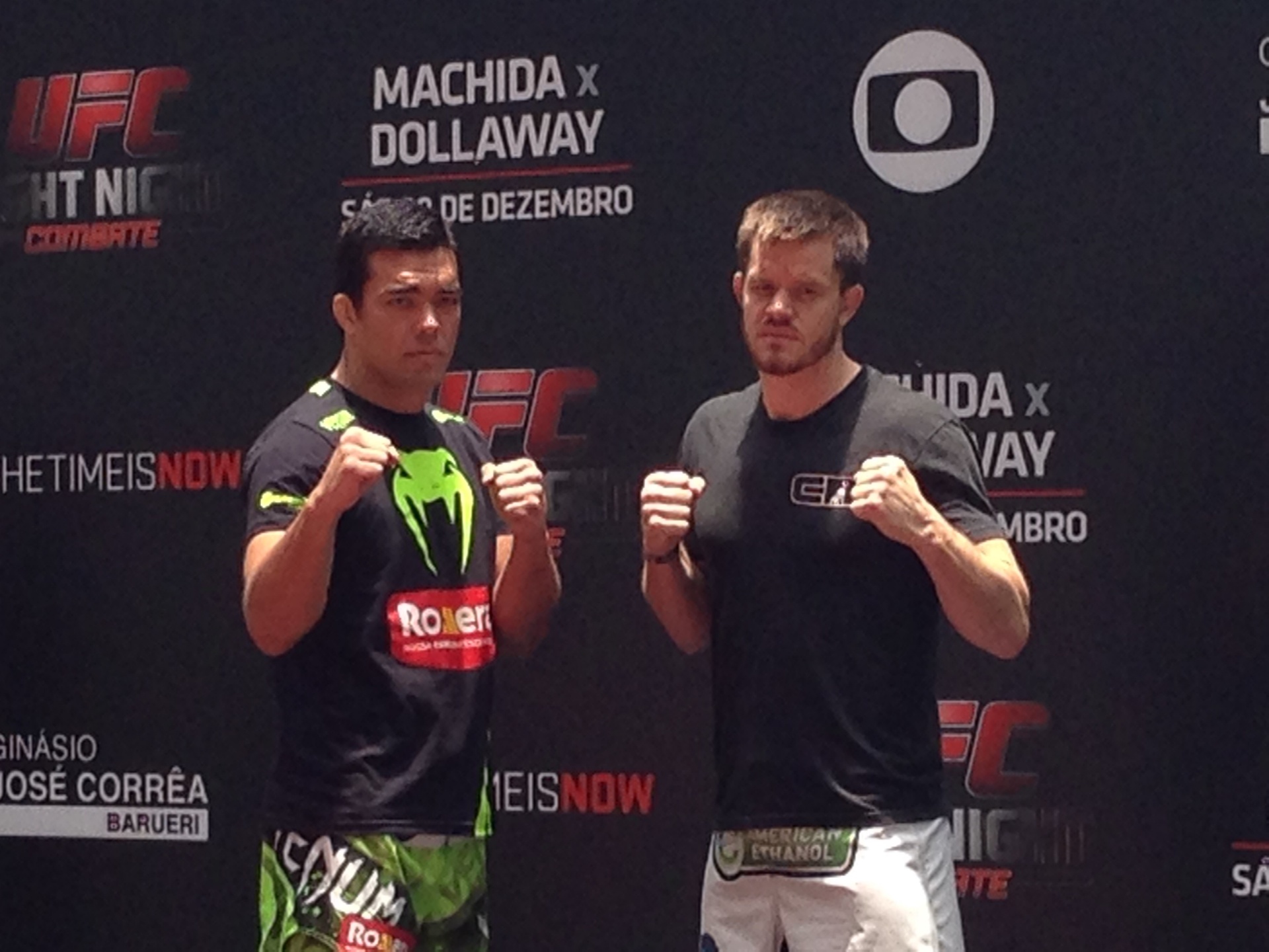 Lyoto Machida e CB Dollaway participam de treino aberto do UFC no Allianz Parque - undefined