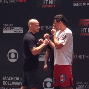 Renan Barão encara Mitch Gagnon em treino aberto do UFC na Arena Palestra - undefined