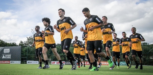 Jogadores do Atlético-MG correm durante a pré-temporada na Cidade do Galo - Bruno Cantini/Clube Atlético Mineiro