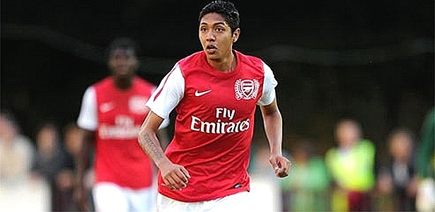 Samuel Galindo já teve passagem pelas categorias de base do Arsenal - Divulgação/Arsenal