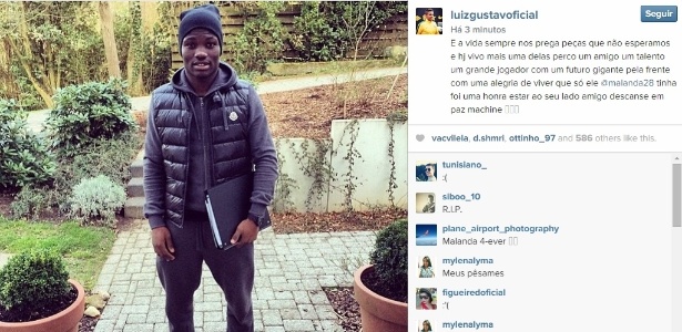 Junior Malanda, de apenas 20 anos, morreu em acidente de carro na Alemanha - Reprodução/Instagram