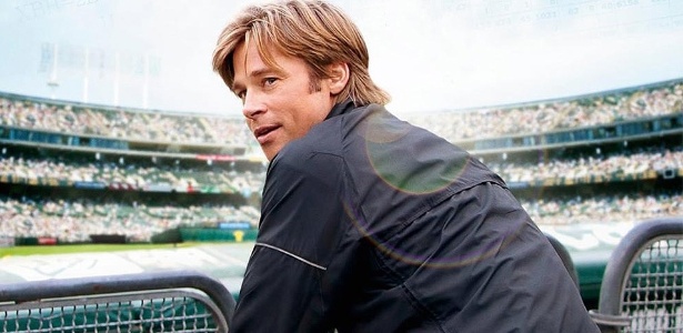 Brad Pitt é um executivo de time de beisebol em crise em "O Homem que Mudou o Jogo" - Reprodução