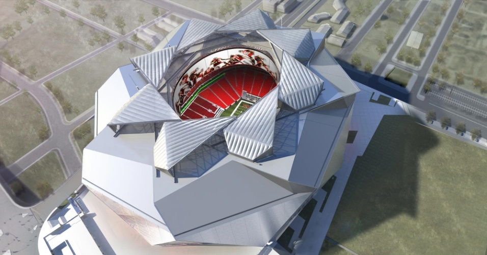 Estádio dos Estados Unidos tem arquitetura diferente e até flor. Tudo por R$3,7 bilhões 