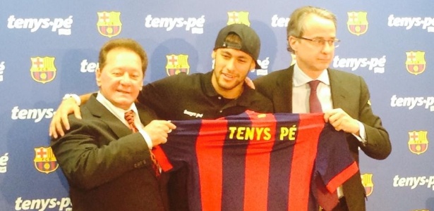 Neymar levou a empresa brasileira Tennys Pé a patrocinar o Barcelona - João Henrique Marques (UOL Esporte)
