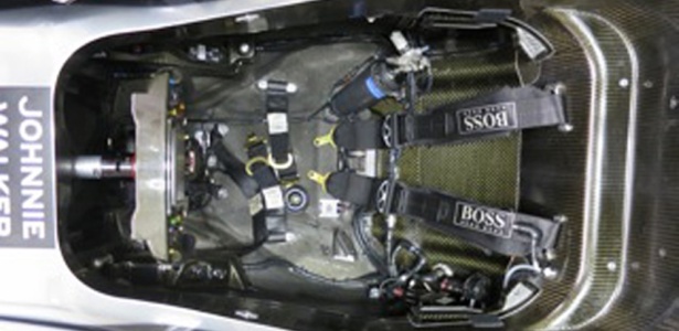 Jenson Button fotografou cockpit da McLaren (foto) para leilão na Inglaterra - Daily Telegraph/Reprodução