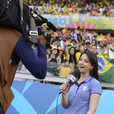 Maíra Lemos cobriu a Copa do Mundo de 2014 - Arquivo pessoal - Arquivo pessoal