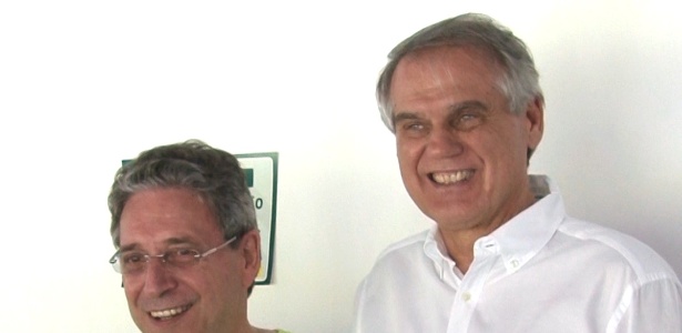Presidente Rogério Portugal Bacellar (esq.)  lamentou a saída dos dirigentes - Divulgação