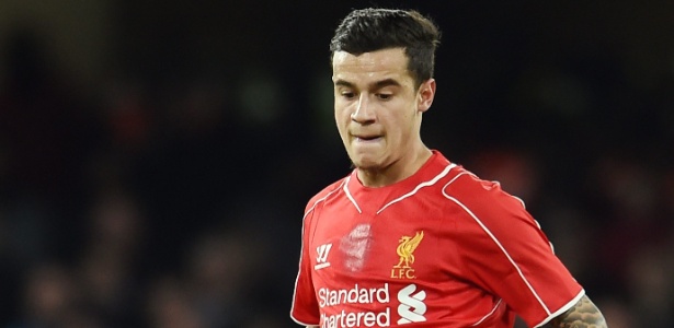 Phillipe Coutinho em partida pelo Liverpool, da Inglaterra - Andy Rain/Getty Images