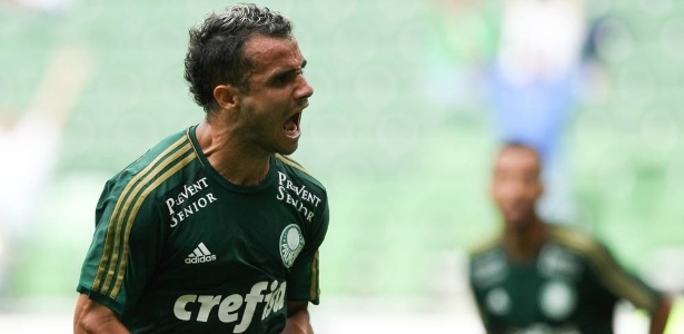 Maikon Leite comemora gol com a camisa do Palmeiras - Cesar Greco/Ag. Palmeiras/Divulgação