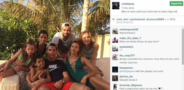 Cristiano Ronaldo disse gostar de fazer coisas "normais" com a família - Reprodução/Instagram