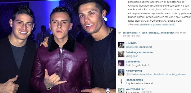 Foto que criou a polêmica envolvendo Cristiano Ronaldo - Reprodução/Instagram