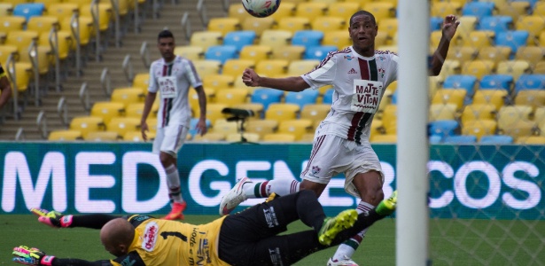 Robert marca o segundo gol do Fluminense contra o Bangu pelo Campeonato Carioca - Bruno Haddad/Fluminense FC