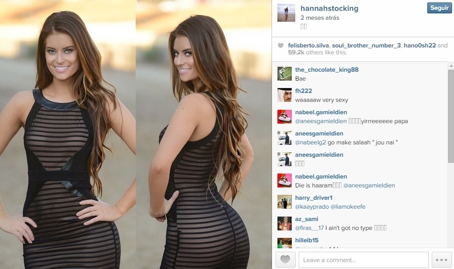 Hannah Stocking, modelo namorada do ala-armador Klay Thompson - Reprodução/Instagram