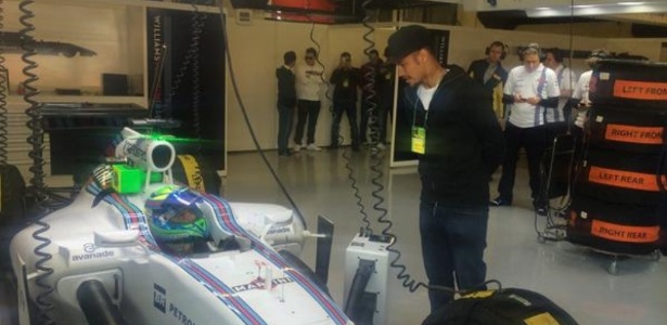 Astro do Barcelona conversou com piloto antes de segunda sessão de testes do dia - Williams F1/Divulgação