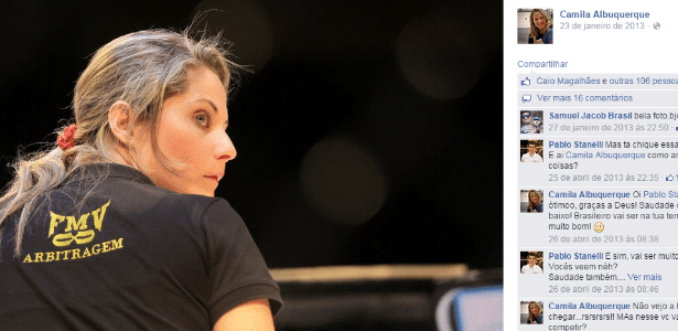Camila Albuquerque é a primeira árbitra brasileira no UFC - Reprodução/Facebook - Reprodução/Facebook