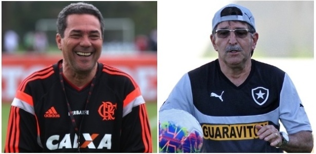 Vanderlei Luxemburgo e René Simões: técnicos estrelas de Flamengo e Botafogo - Montagem/UOL Esporte