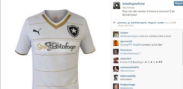 O Botafogo brincou com a polêmica da cor do vestido nesta sexta-feira - Reprodução/Instagram