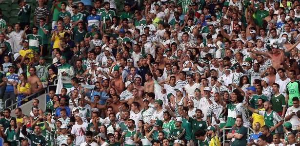 Cerca de 29 mil torcedores compareceram ao Allianz Parque para acompanhar o jogo entre Palmeiras e Capivariano - Ernesto Rodrigues/Folhapress