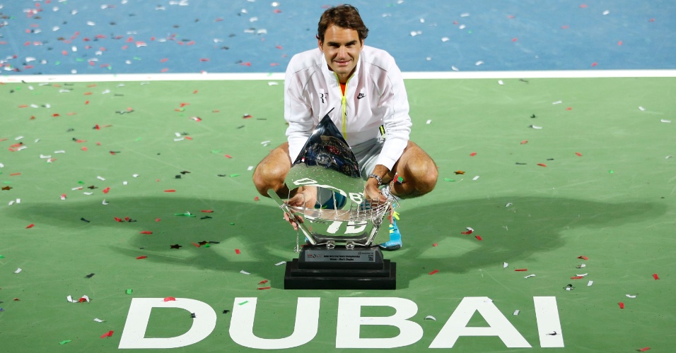 Roger Federer conquista o heptacampeonato no ATP 500 de Dubai