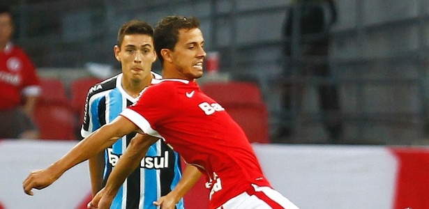Atacante disputou cinco jogos no ano, ainda não fez gol e tem atuações apáticas - Lucas Uebel/Divulgação Grêmio