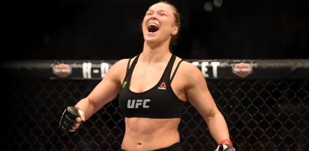 Ronda Rousey fez cinco lutas pelo UFC, e venceu todas - Harry How/Getty Images/AFP