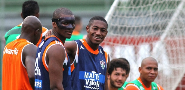 Marlon estava sem treinar com os companheiros desde que voltou da seleção sub-20 - Nelson Perez/Fluminense FC