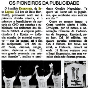 Revista Placar noticiou a novidade - Reprodução - Reprodução