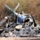 Helicópteros que transportavam os atletas que participavam do programa "Dropped" ficaram completamente destruídos - Reuters