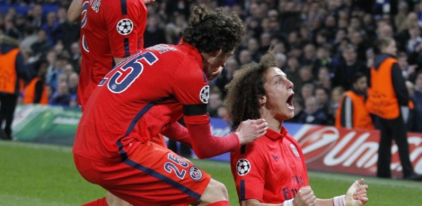 David Luiz, preterido pelo São Paulo há 13 anos, defende hoje o Paris Saint-Germain - Ian Kington/AFP 