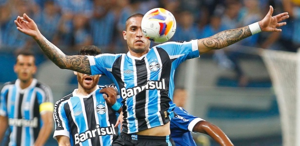 Braian Rodríguez perde status e pode até ser devolvido ao fim do ano pelo Grêmio - Lucas Uebel/Divulgação Grêmio