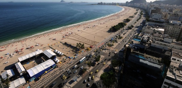 Praia de Copacabana receberá etapa do Circuito Mundial em setembro - Divulgação/CBV