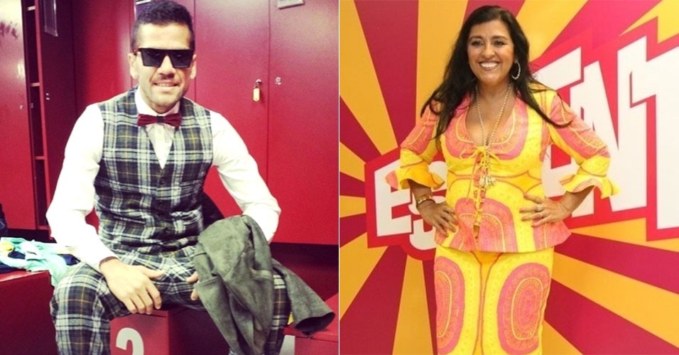 Daniel Alves - Regina Casé - Arte/UOL