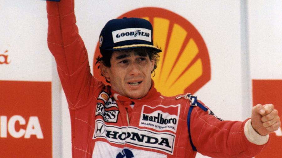 Senna durante GP do Brasil em 1991 - Jorge Araujo/Folhapress