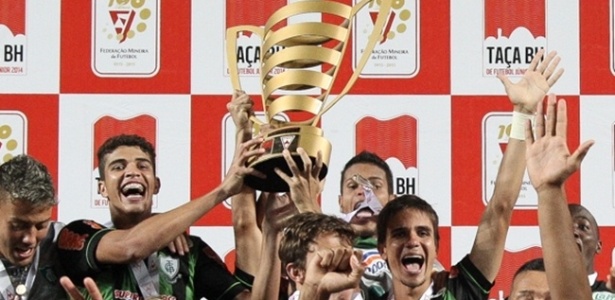 América-MG campeão em 2014, o último ano na categoria sub-20 e apenas com brasileiros - Divulgação