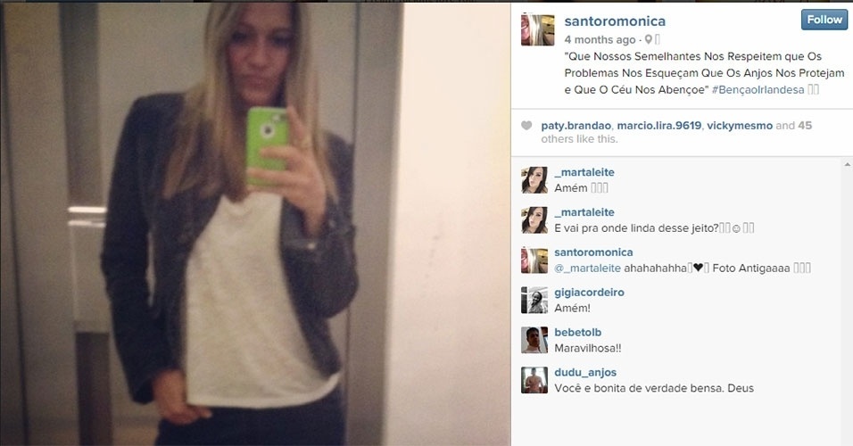 Monica Santoro, exmulher de Romário BOL Fotos BOL Fotos