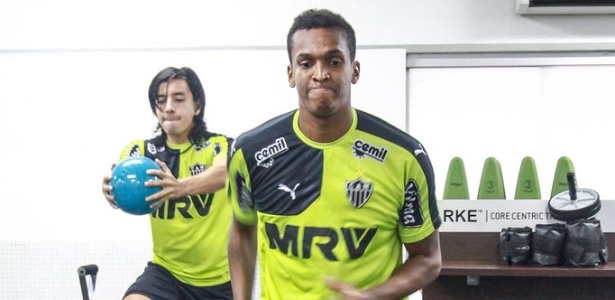 Recuperado, Jô fez trabalho físico na academia da Cidade do Galo - Bruno Cantini/Clube Atlético Mineiro