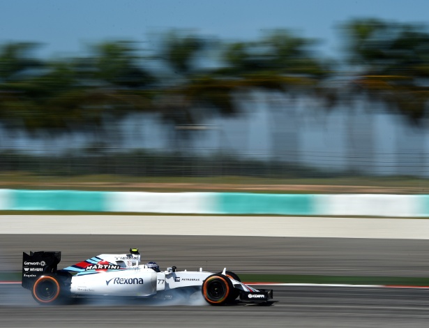 Bottas foi a melhor Williams na Malásia, em quinto - Lars Baron/Getty Images