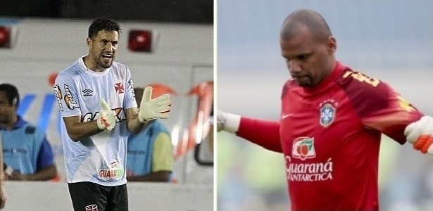 Martin Silva e Jefferson são as únicas unanimidades de Vasco e Botafogo - Marcelo Sadio/Vasco e Rafael Ribeiro/CBF