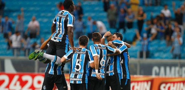 O Grêmio vem de seis vitórias seguidas no Campeonato Gaúcho e mira sequência - Lucas Uebel/Divulgação Grêmio