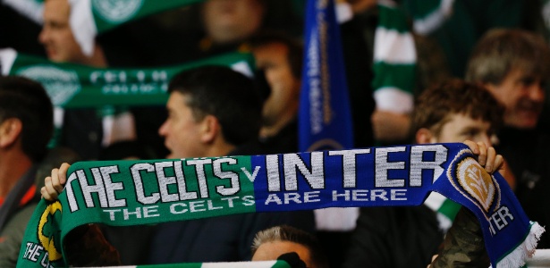 Celtic e Internazionale se enfrentaram novamente em 2015, pela Liga Europa - Russell Cheyne/Reuters